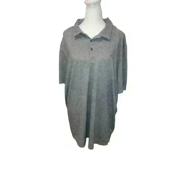 Travis Mathew Golf Shirt Mens XXL Performance Polo Gray 2XL - Picture 1 of 10